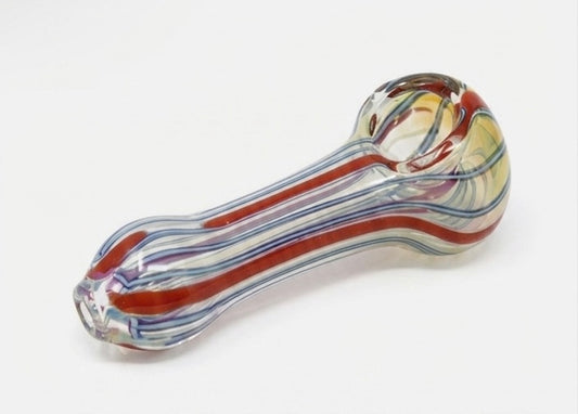 Hand Blown 3.5 Inch Glass Hand Pipe Blowfish Style