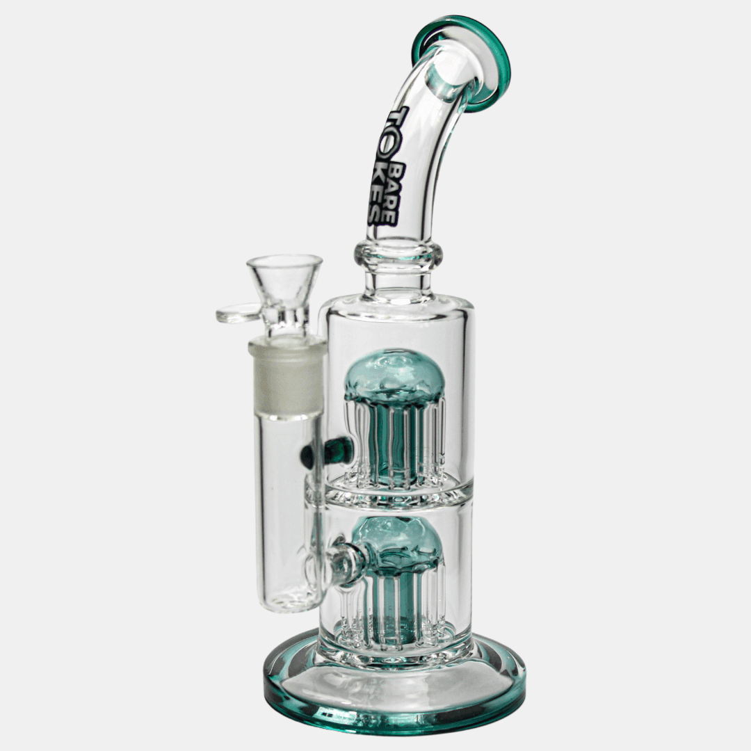 Bare Tokes Double 8 Arm Tree percolator Bong | 10inch - A Bong Shop