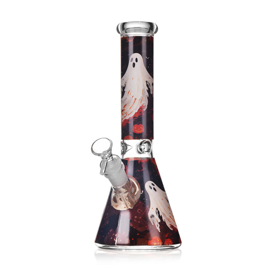 Halloween glow in the dark beaker bong | 10 inch