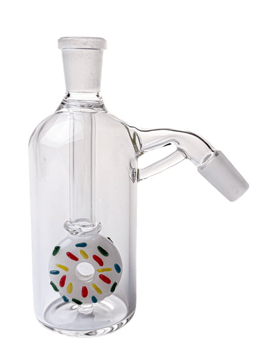 Glass Head Donut Perc Ash Catcher