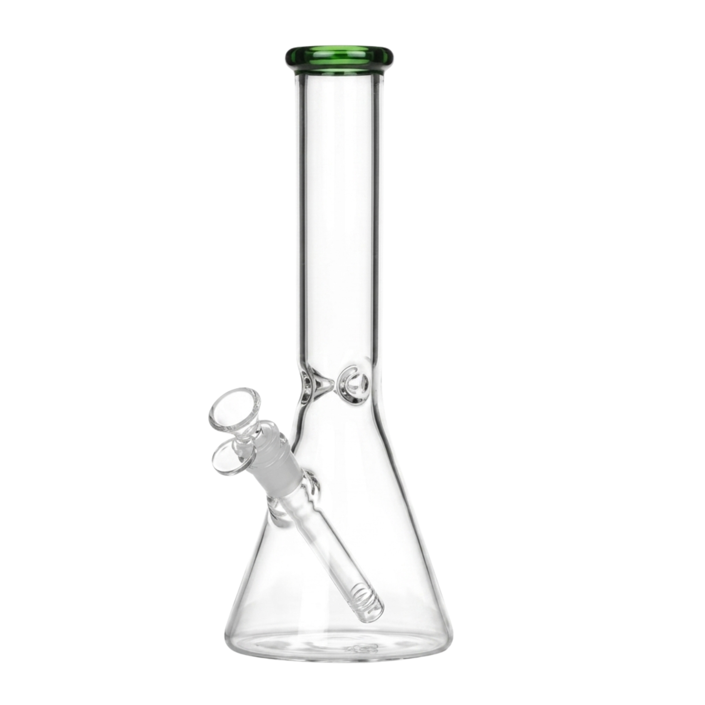 Emerald Edge Beaker Bong 13.5inch | 7mm Thick Glass | 14.5mm