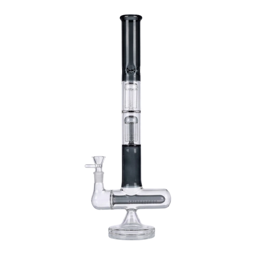 Triple Percolator Straight Tube Bong | 18 inch
