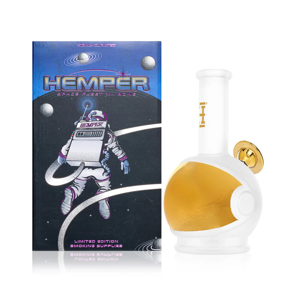 Hemper 9 Inch Space Fleet Glass Bong 14.5 mm Bowl