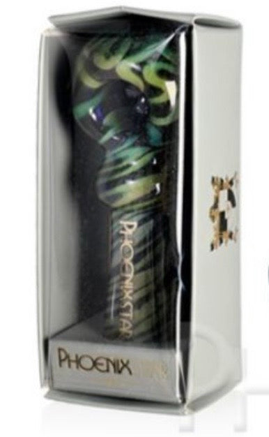 Phoenix Star 4 Inch Spoon Pipe with 7-Hole Glass Screen