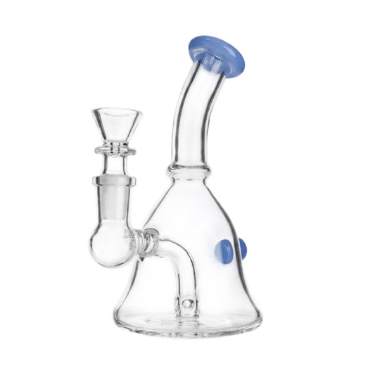 Bubbler Bong with Fixed Diffused Downstem | 6 inch