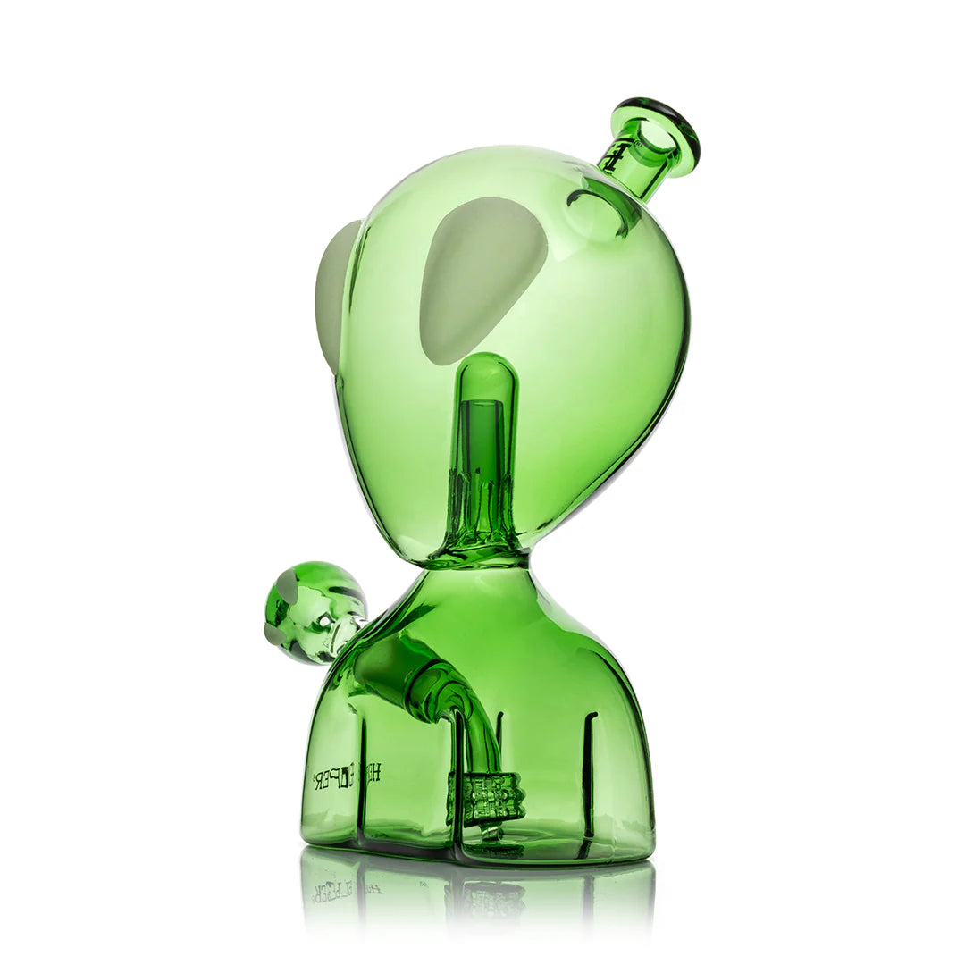 Hemper 9 Inch Alien Head Glass Bong 14.5 mm