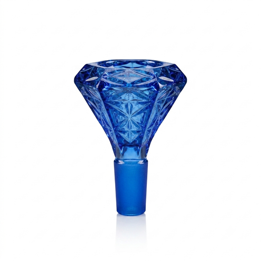 Glass Head Diamond Glass Bowl | 14.5mm