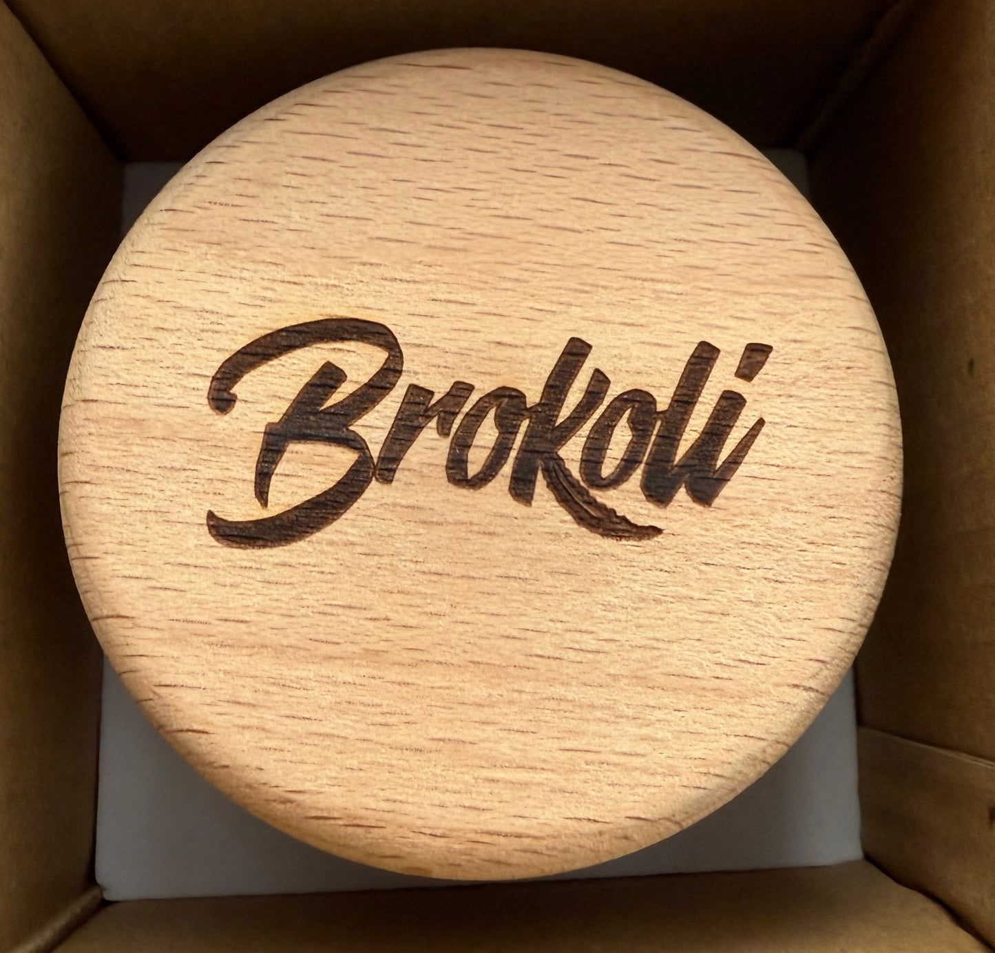 Brokoli Wooden Grinder – Premium Natural Design