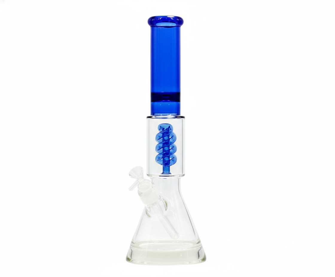 Coil Perc Beaker Bong | 16 Inch