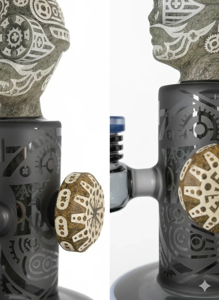 Glass Head Ancient Oracle Recycler | 11inch