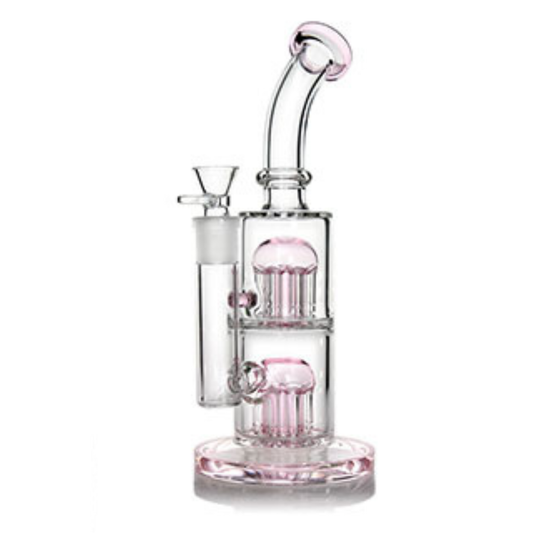 Bare Tokes Double 8 Arm Tree percolator Bong | 10inch