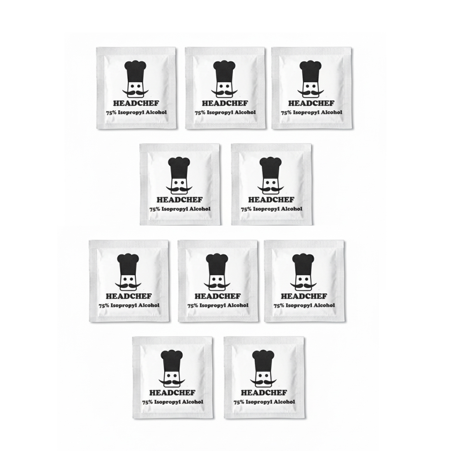 Headchef Alcohol Cleaning Wipes | Pack of 10