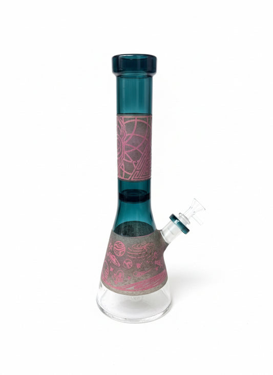 Galactic Lantern Beaker Bong | 14 inch