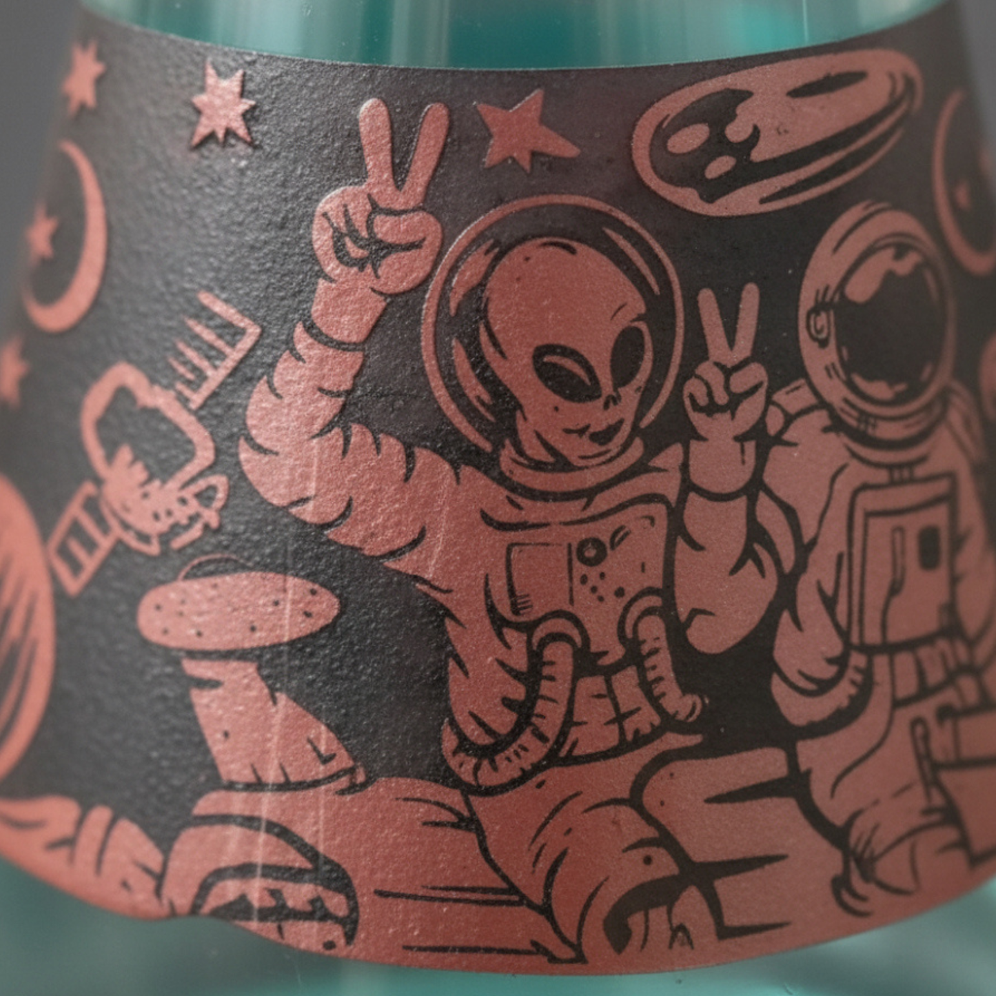 Galactic Lantern Beaker Bong | 14 inch