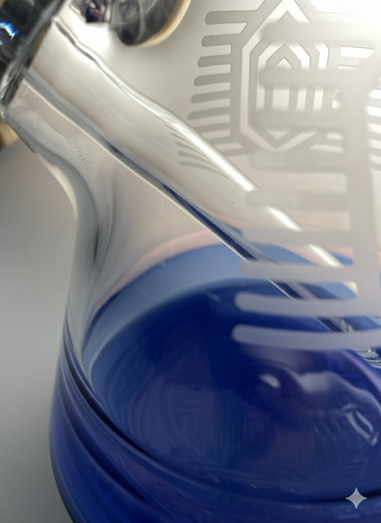 Glass Head lucid Drop Beaker Bong| 15inch