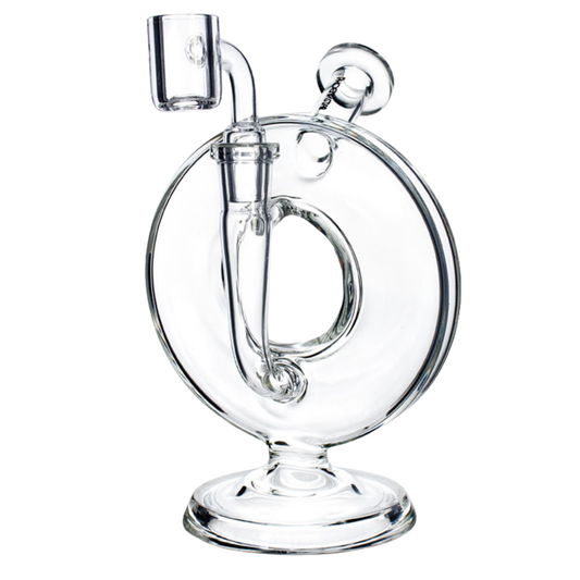 Phoenix Star Donut Recycler Dab Rig | 7 Inch Borosilicate Glass