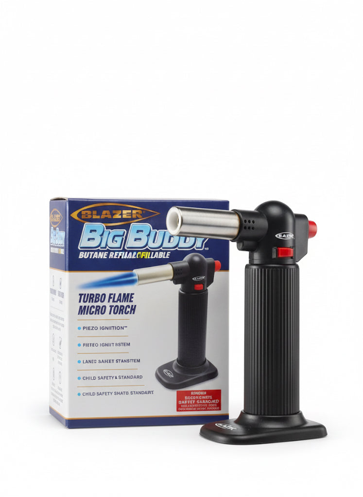 Blazer Big Buddy Turbo Torch |Compact Refillable Dab Torch