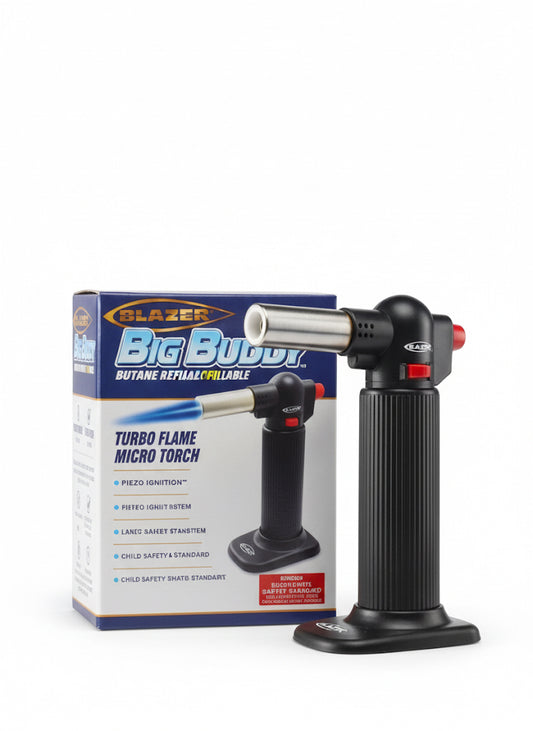 Blazer Big Buddy Turbo Torch |Compact Refillable Dab Torch