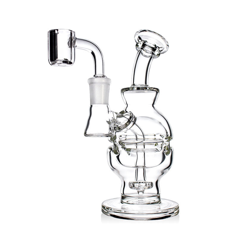 Mini Dab Rig with Showerhead Perc | 6.8inch