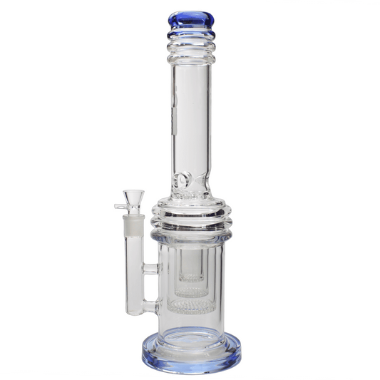 Bare Tokes 18inch Triple Heart Perc - A Bong Shop