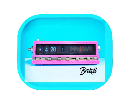 Brokoli | 420 Time | Small Rolling Tray - A Bong Shop