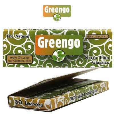 Greengo Natural Unbleached Extra Thin Classic Papers - A Bong Shop